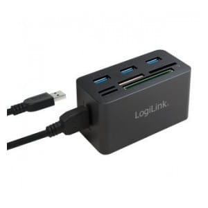 Hub USB LogiLink CR0042 USB3.0 z czytnikiem kart pamięci