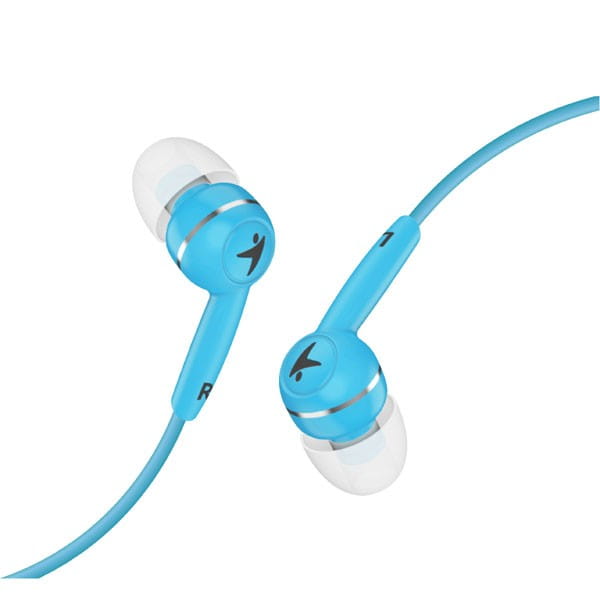 Genius HS-M320, słuchawki, bez regulacji głośności na przewodzie, niebieskie, douszne typ 3.5 mm jack