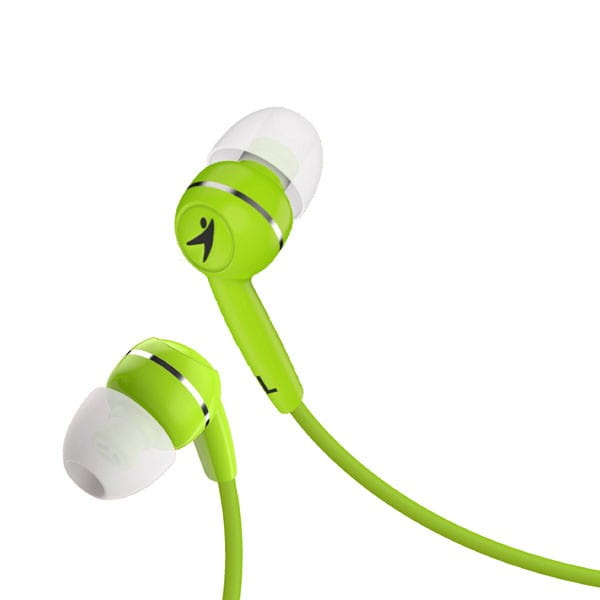 Genius HS-M320, słuchawki, bez regulacji głośności na przewodzie, zielony, douszne typ 3.5 mm jack