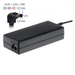 Zasilacz sieciowy Akyga AK-ND-19 do notebooka 19,5V/3,9A 75W 6.5x4.4mm + pin