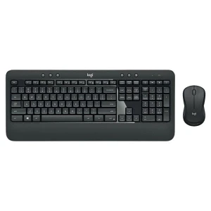 Logitech MK540, zestaw klawiatura z myszą optyczną bezprzewodową, AA, US, multimedialny, odbiornik nano z technologią Logitech Uni