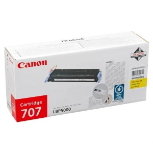 Canon oryginalny toner 707 Y, 9421A004, yellow, 2000s