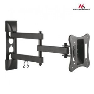 Uchwyt do telewizora lub monitora Maclean MC-719 13-27" 15kg czarny max VESA 100x100