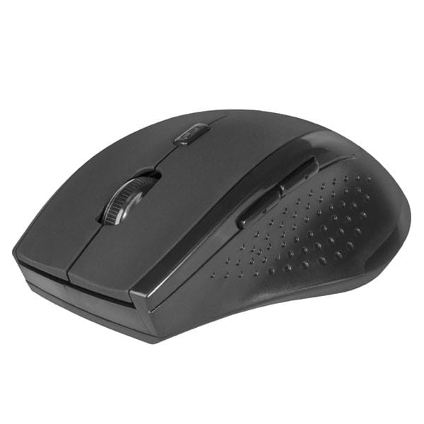 Defender Mysz Accura MM-365, 1600DPI, 2.4 [GHz], optyczna, 6kl., 1 scroll, bezprzewodowa, czarna, 2 szt AAA, nano odbiornik