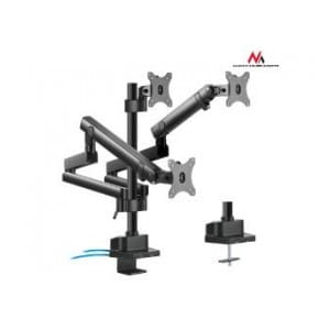 Uchwyt biurkowy na 3 monitory Maclean MC-811 17-27" 3x7kg vesa 75x75 oraz 100x100 2x USB 3.0