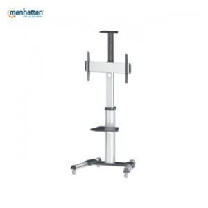 Stojak mobilny LCD/LED Manhattan 37"-70", 50kg, regulowany z półką