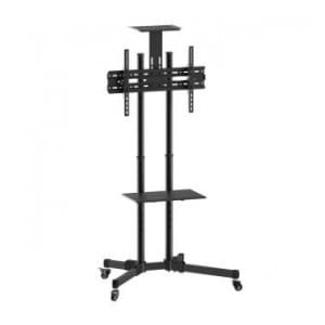 Stojak mobilny Techly 37"-70" 50kg, 2 półki