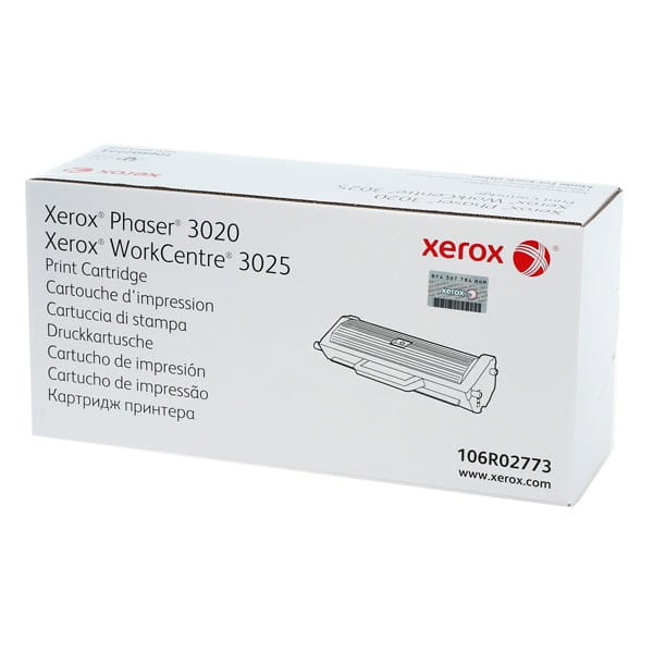 Xerox oryginalny toner 106R02773, black, 1500s, cena do wyprzedania magazynu, Xerox 3020,3025, O