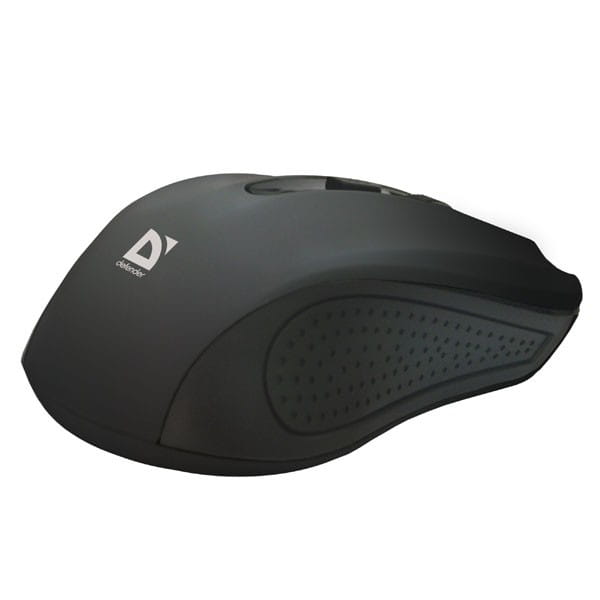 Defender Mysz Accura MM-935, 1600DPI, 2.4 [GHz], optyczna, 4kl., 1 scroll, bezprzewodowa, czarna, 2 szt AAA, nano-odbiornik, zasię