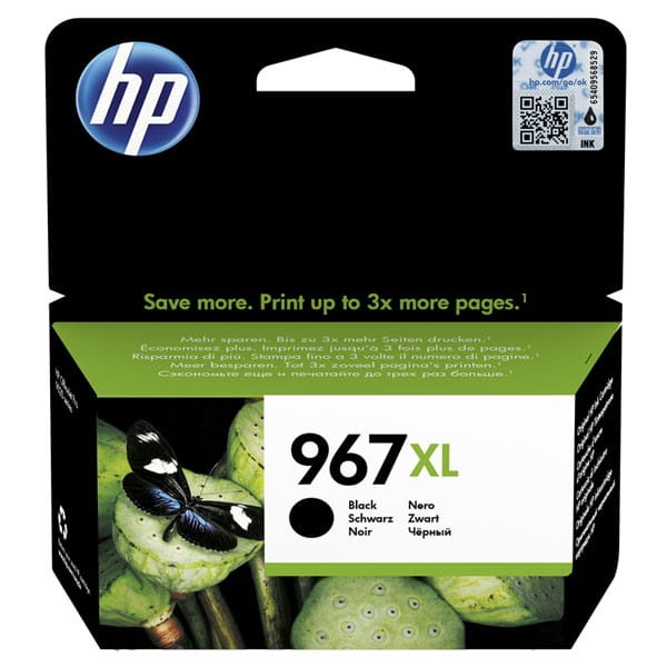 HP oryginalny ink / tusz 3JA30AE, HP 963XL, black, 2000s, 48ml, high capacity, HP Officejet Pro 9012, 9014, 9015, 9016, 9019/P