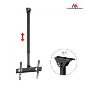 Uchwyt do telewizora sufitowy Maclean MC-631 32-65" 50kg czarny max VESA 400x400