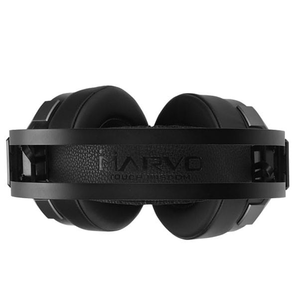 Marvo HG9015G, słuchawki z mikrofonem, regulacja głośności, czarna, USB