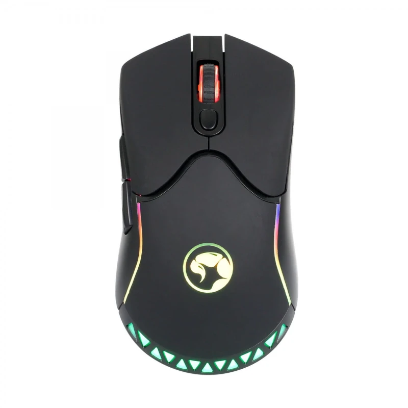 Marvo CM310 EN, RGB zestaw klawiatura + mysz i podkładka dla graczy, US, do gry, membranowa typ przewodowa (USB), czarna, podświet