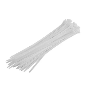 Pasek wycofujacy, 500x7,6mm, biały, 0.50mm, 100 szt w opakowaniu