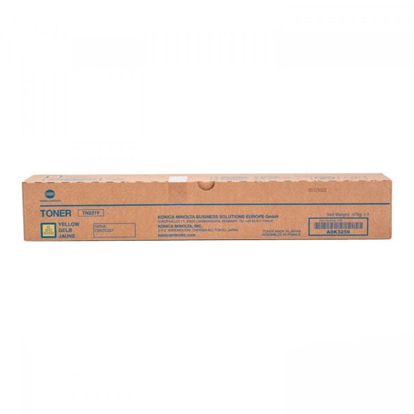 Konica Minolta oryginalny toner TN221Y, yellow, 10500s, A8K325H, Konica Minolta Bizhub C227, C287, O