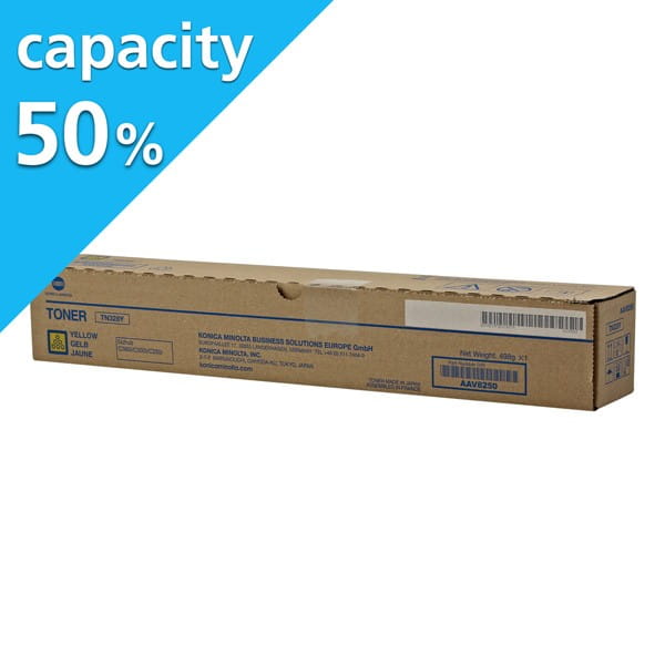 Konica Minolta oryginalny toner AAV825H, yellow, 14000s, TN328Y, Konica Minolta Bizhub C360i, O