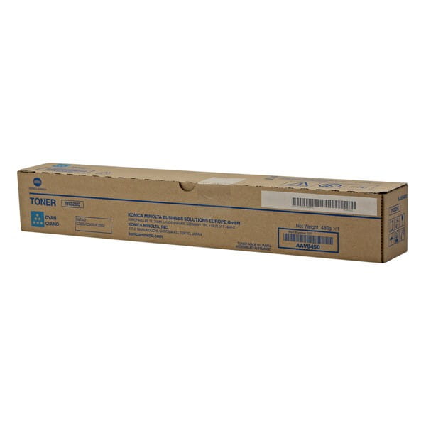 Konica Minolta oryginalny toner AAV845H, cyan, 14000s, TN328C, Połowa pojemności, Konica Minolta Bizhub C360i, O