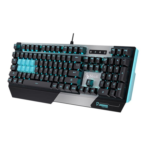A4Tech B865, klawiatura CZ, do gry, przewodowa (USB), czarna