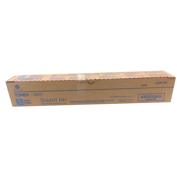 Konica Minolta oryginalny toner TN321C, cyan, 12500s, A33K45G, Połowa pojemności, Konica Minolta Bizhub C224, C284, C364, O