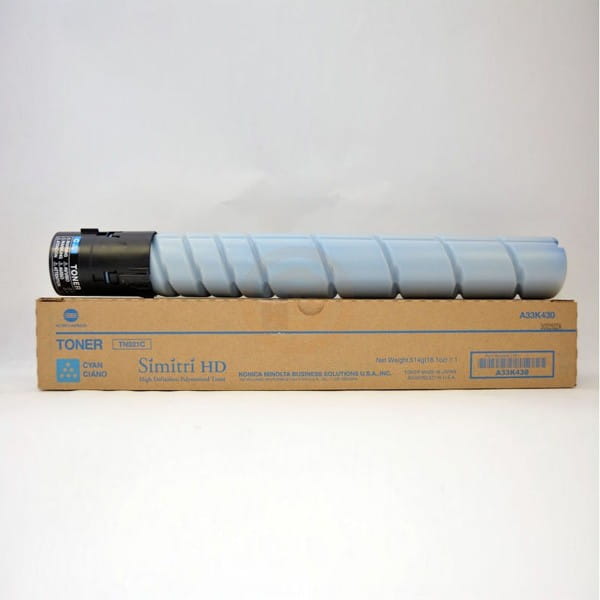 Konica Minolta oryginalny toner TN321C, cyan, 12500s, A33K45G, Połowa pojemności, Konica Minolta Bizhub C224, C284, C364, O