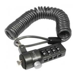 Linka zabezpieczająca do laptopa LogiLink NBS004, czarna