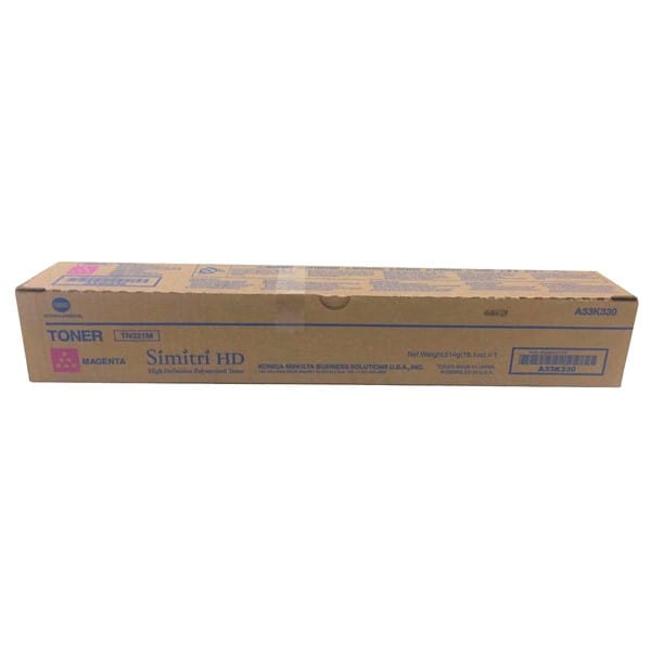 Konica Minolta oryginalny toner TN321M, magenta, 12500s, A33K35G, Połowa pojemności, Konica Minolta Bizhub C224, C284, C364, O