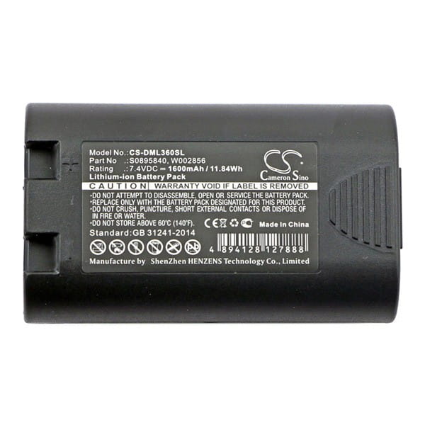 Litowo-jonowa, bateria do drukarek, 7.4V, 1400 mAh, Dymo, 1759398, RH4200, RH5200, LM360D, LM420P