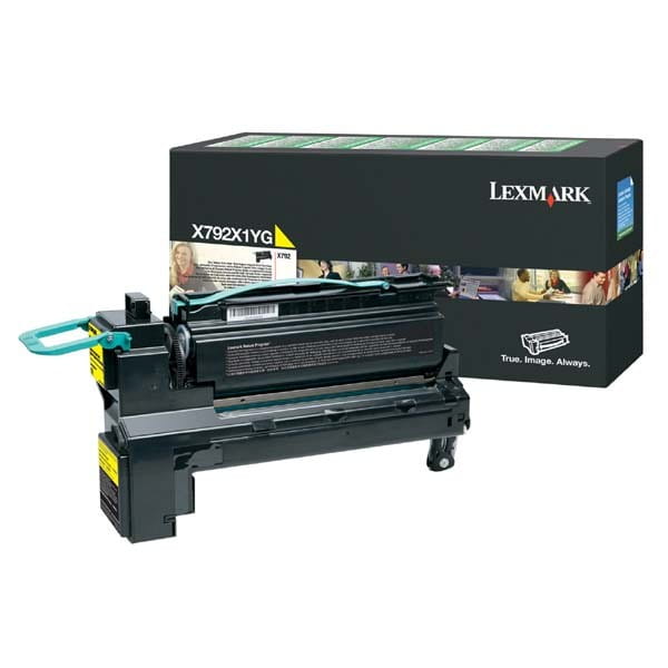 Lexmark oryginalny toner X792X1YG, yellow, 20000s, return, Lexmark X792 serie, O
