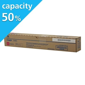 Konica Minolta oryginalny toner AAV835H, TN328M, magenta, 14000s, Połowa pojemności