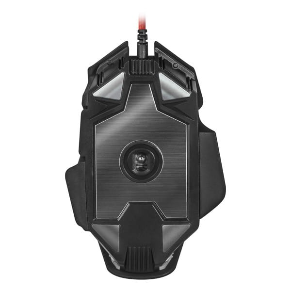 Defender Mysz sTarx GM-390L, 3200DPI, optyczna, 8kl., 1 scroll, przewodowa USB, czarna, gamingowa, edytor makr, ciężarki,, podświe