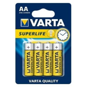 Baterie VARTA Superlife, Mignon R6P/AA - 4 szt