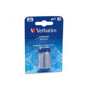Bateria Verbatim 9V R9 6LR61 (1 szt blister)