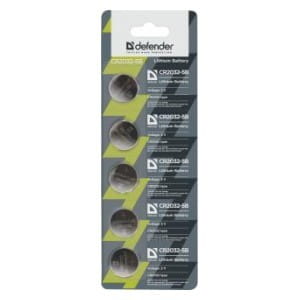 Baterie litowe Defender 3V CR2032 Blister 5 szt