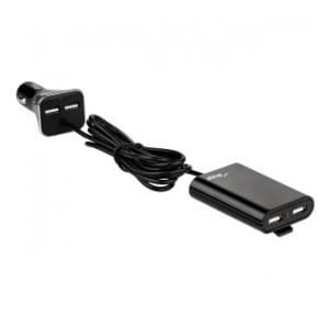 Ładowarka samochodowa Akyga AK-CH-10 12V 4xUSB 9000mA czarna