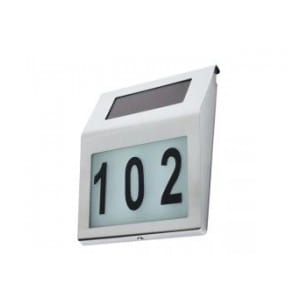 Lampa solarna Maclean MCE172 LED z numerem domu