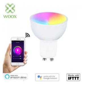 Żarówka Smart Woox LED Wi-Fi Kolorowa RGBW 4,5W GU10 2700K