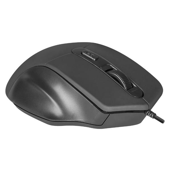 Defender Mysz Datum MB-347, 1600DPI, optyczna, 4kl., 1 scroll, przewodowa USB, czarna, biurowy