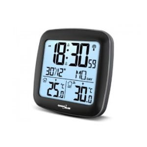 Stacja pogody bezprzewodowa GreenBlue GB542 z systemem DCF kalendarz, alarm
