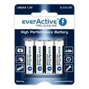 Baterie alkaliczne AA/LR6 everActive Pro Alkaline 4 sztuki