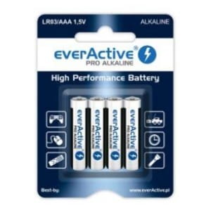 Baterie alkaliczne AAA/LR03 everActive Pro Alkaline 4 sztuki