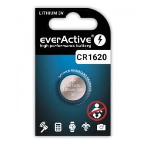 Bateria litowa CR1620 everActive 1 szt.