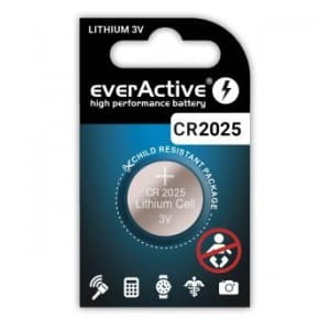 Bateria litowa CR2025 everActive 1 szt.