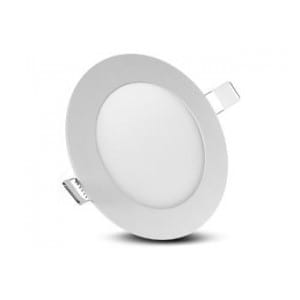 Panel LED sufitowy Led4U LD151C podtynkowy slim 6W Cold white 5500-6500K  Fi120*H20mm
