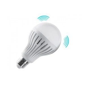 Żarówka LED E27 Maclean MCE177 CW 9W 230V zimy biały mikrofalowy czujnik ruchu i zmierzchu