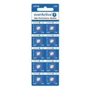 Baterie alkaliczne mini everActive G3 LR736 LR41 10 sztuk