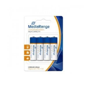 Baterie litowe MediaRange MRBAT154 Mignon AA|FR6|1.5V, Pack 4