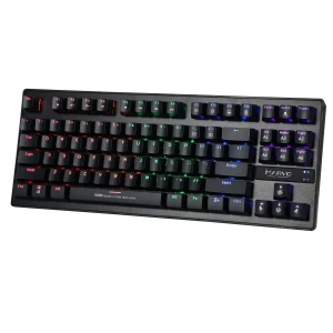 Marvo KG901, klawiatura CZ/SK, do gry, niebieskie przełączniki rodzaj przewodowa (USB), czarna, mechaniczna, podświetlenie