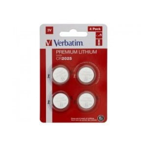 Bateria Verbatim CR2025 (4 szt blister)