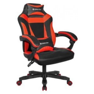 Fotel dla gracza Defender MASTER czarno-czerwony