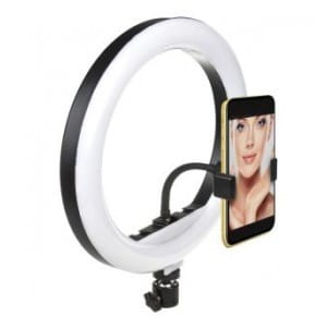 Lampa pierścieniowa 12'' LED 20W Maclean MCE612 zmiana barwy światła, zmiana jasności